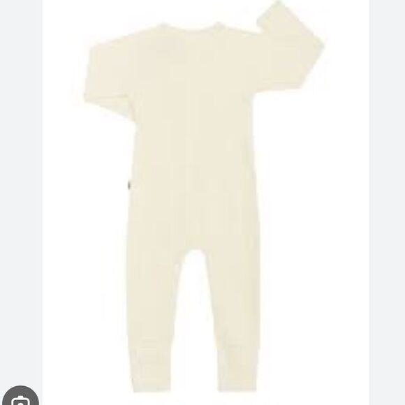 Bonds Waffle Zip Wondersuit In Cream Color Months NWT - Picture 1 of 5